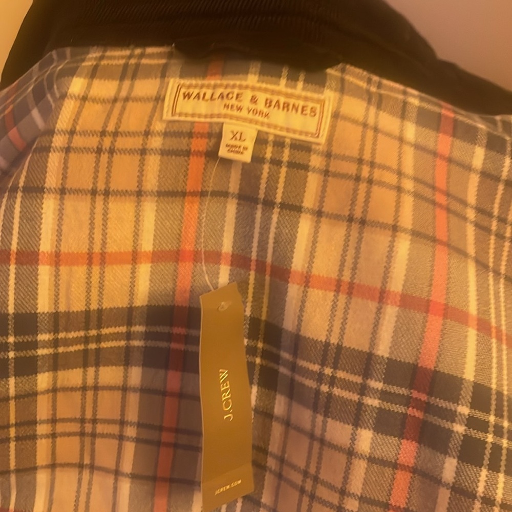 Wallace and Barnes Blue - corduroy collar / flannel lined  Zip-Up Jacket - Picture 7 of 7